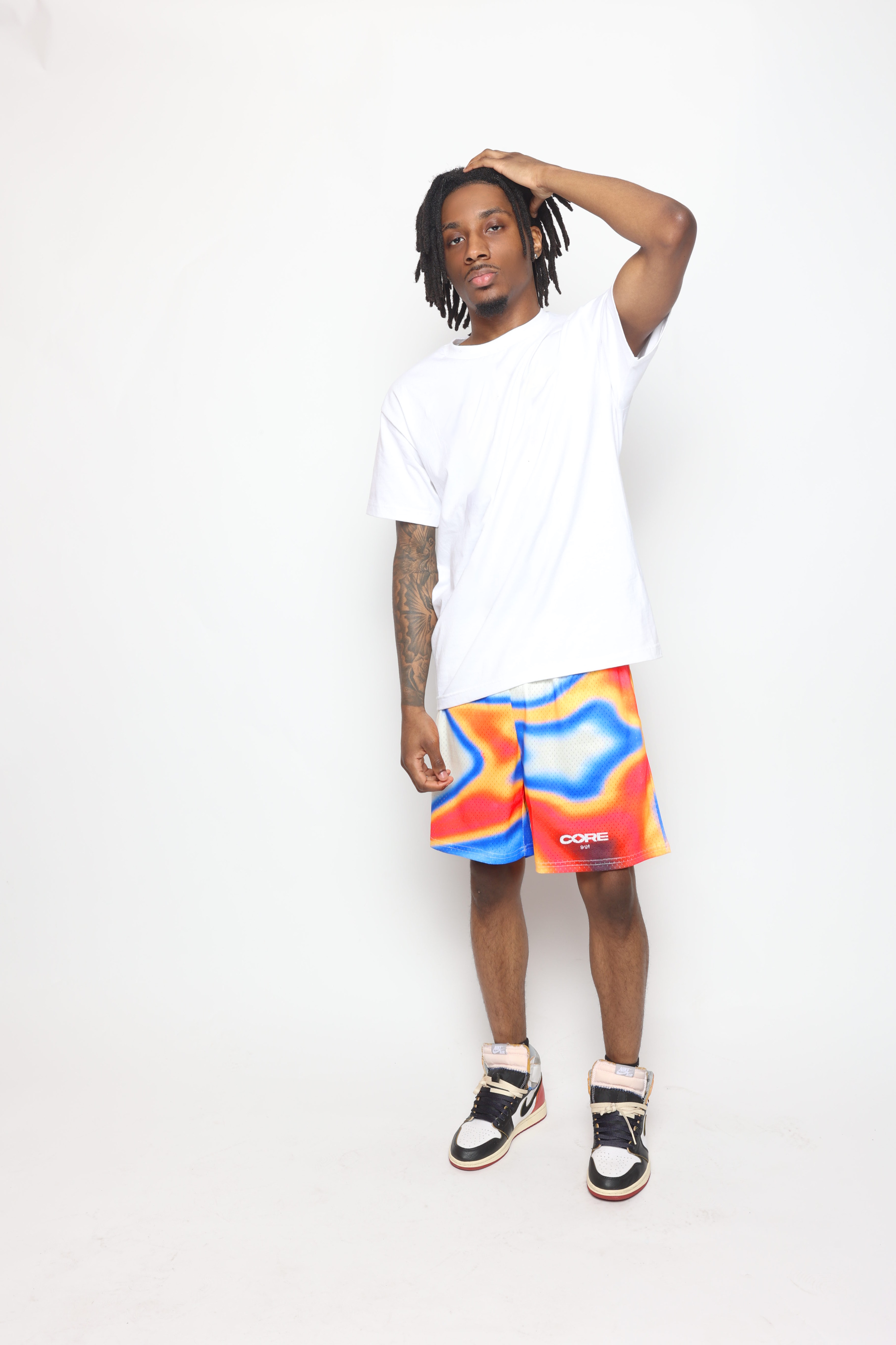 Heat Map Mesh Shorts